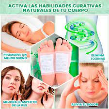 Parches Detox para pies Kinoki - Desintoxicante x 10 unid.